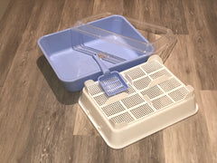 Cat / Kitten Sieve Litter Tray System with Scoop