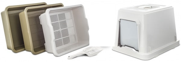Hooded Standard Tray System plus Spare Base tray & Scoop